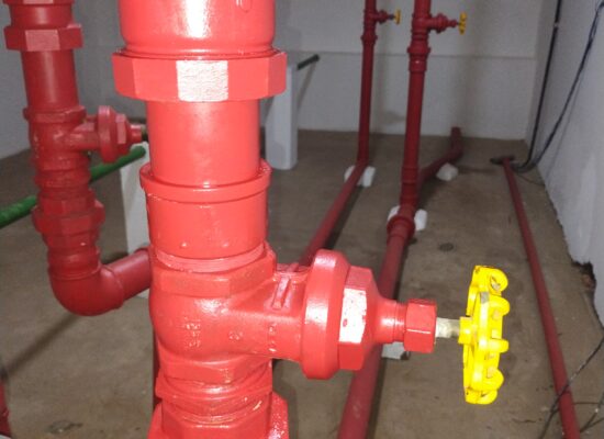 BRADESCO CAMPINAS - Tubulação depois do reparo.